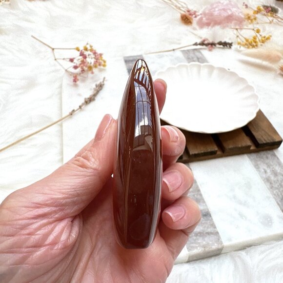 Beautiful Small Carnelian Free Form/Flame - Picture 3 of 8